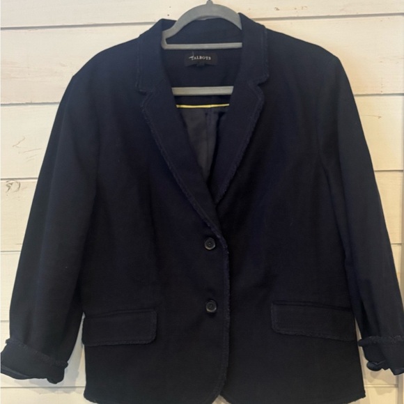 Talbots Women's Navy  Blazer in size 18 - Picture 4 of 11